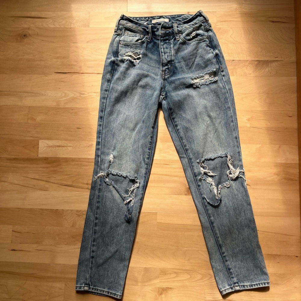 PacSun Light Blue Distressed Boyfriend Jeans
